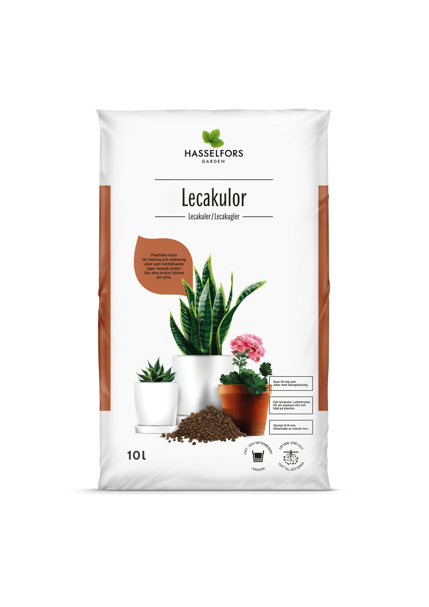 Lecakulor 10 liter (Hasselfors Garden)